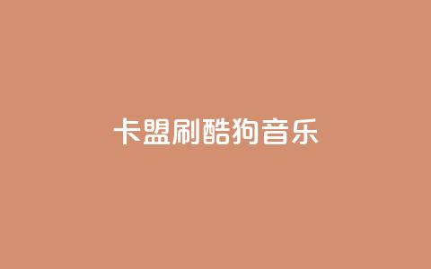 卡盟刷酷狗音乐vip  第1张
