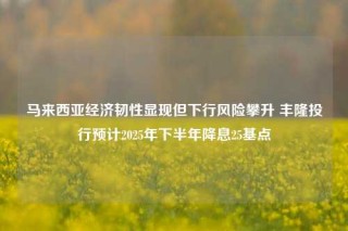 马来西亚经济韧性显现但下行风险攀升 丰隆投行预计2025年下半年降息25基点